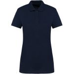 Damen-Poloshirt aus elastischem Piqué Supima Kariban PK201 Deep Navy