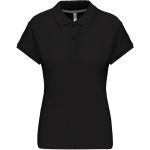 Damen Piqué-Poloshirt Kariban K242 schwarz