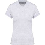 Damen-Piqué-Poloshirt Kariban K242 Asche meliert
