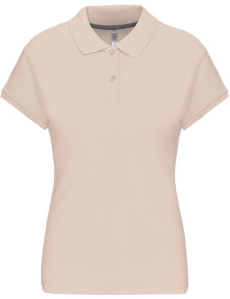 Damen-Piqué-Poloshirt Kariban K242 weiß