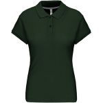 Damen-Piqué-Poloshirt Kariban K242 waldgrün
