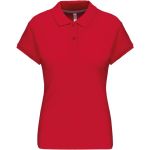Damen Piqué-Poloshirt Kariban K242 rot