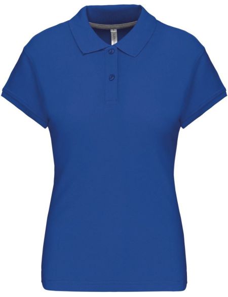Damen-Piqué-Poloshirt Kariban K242 in hellem Königsblau