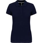 Damen Piqué-Poloshirt Kariban K242 Marineblau