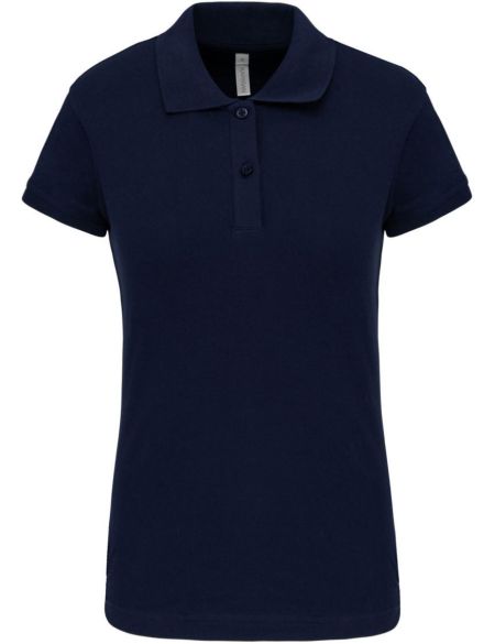 Poloshirt Damen elastisches Piqué Brooke Kariban K240 weiß