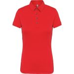 Damen Jersey-Poloshirt Kariban K263 rot