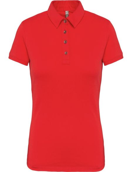 Damen Jersey-Poloshirt Kariban K263 rot