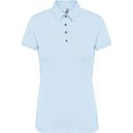 Damen-Jersey-Poloshirt Kariban K263 himmelblau