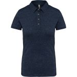 Damen-Jersey-Poloshirt Kariban K263 French Navy Heather