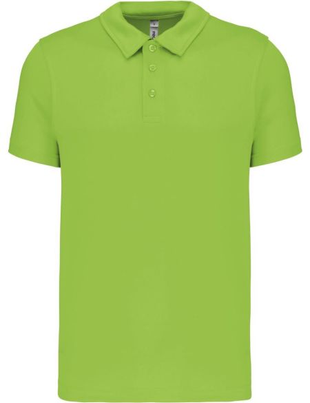 Herren-Sportpoloshirt CoolPlus Kariban ProAct PA482 Limette