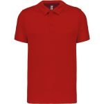 Herren-Sportpoloshirt CoolPlus Kariban ProAct PA482 rot