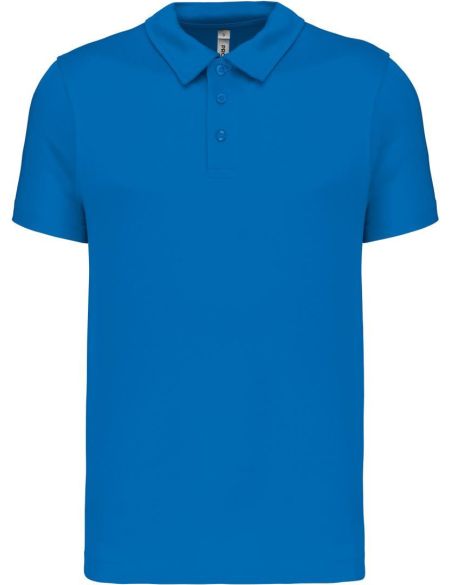 Herren-Sportpoloshirt CoolPlus Kariban ProAct PA482 Aquablau