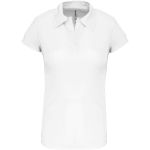 Damen-Sportpoloshirt CoolPlus Kariban ProAct PA483 weiß