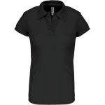 Damen-Sportpoloshirt CoolPlus Kariban ProAct PA483 schwarz