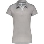 Damen-Sportpoloshirt CoolPlus Kariban ProAct PA483 grau meliert