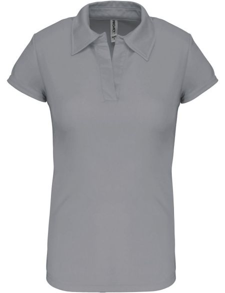 Damen-Sportpoloshirt CoolPlus Kariban ProAct PA483 feines Grau
