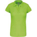 Damen-Sportpoloshirt CoolPlus Kariban ProAct PA483 Limette