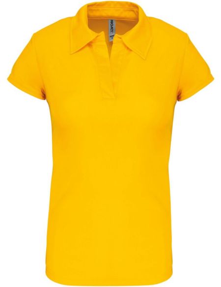 Damen-Sportpoloshirt CoolPlus Kariban ProAct PA483 weiß