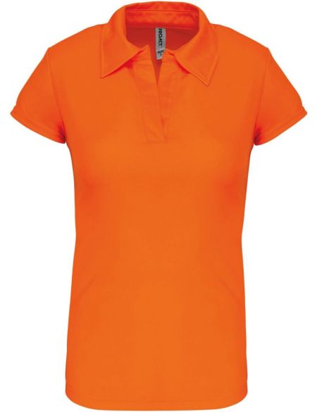 Damen-Sportpoloshirt CoolPlus Kariban ProAct PA483 orange