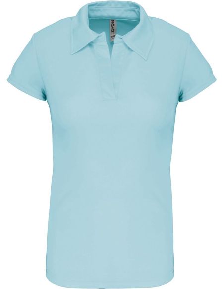 Damen-Sportpoloshirt CoolPlus Kariban ProAct PA483 Eisminze