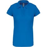 Damen-Sportpoloshirt CoolPlus Kariban ProAct PA483 Aquablau