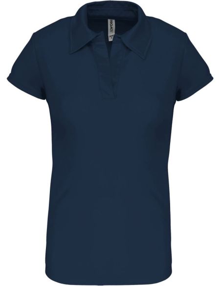 Damen-Sportpoloshirt CoolPlus Kariban ProAct PA483 Marineblau