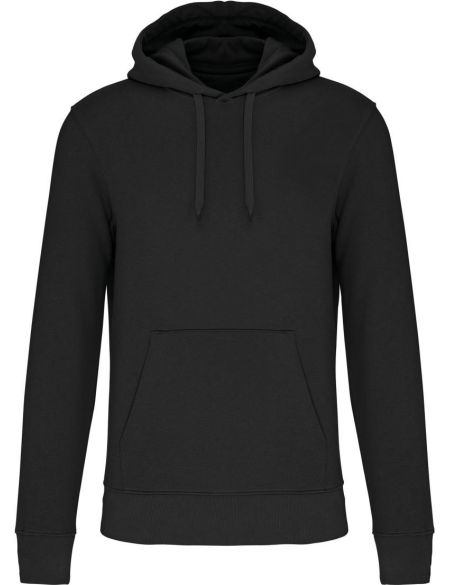 Ökologisches Herren-Sweatshirt mit Kapuze Kariban K4027 schwarz