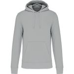 Ökologisches Herren-Sweatshirt mit Kapuze Kariban K4027 schneegrau