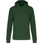 Ökologisches Herren-Sweatshirt mit Kapuze Kariban K4027 waldgrün