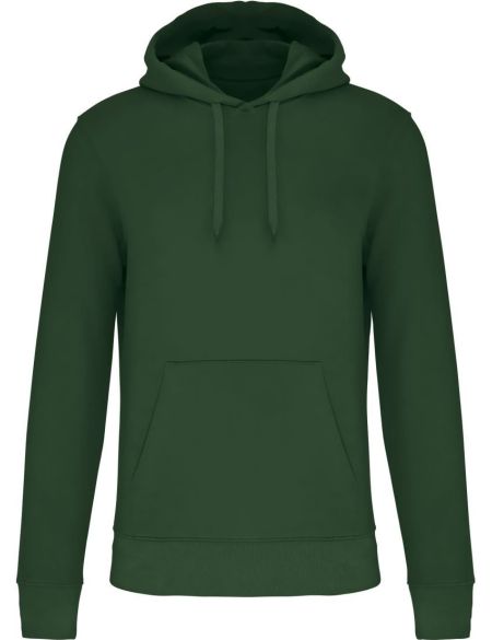 Ökologisches Herren-Sweatshirt mit Kapuze Kariban K4027 waldgrün