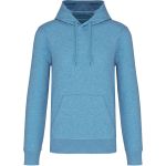 Kariban K4027 cloudy blue heather ökologischer Herren-Kapuzenpullover