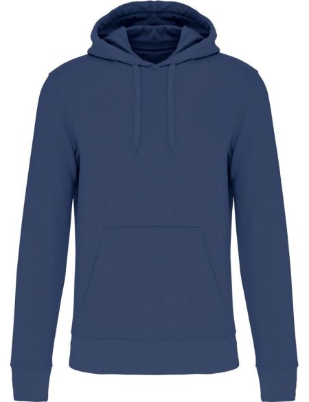 Ökologisches Herren-Sweatshirt mit Kapuze Kariban K4027 tiefblau