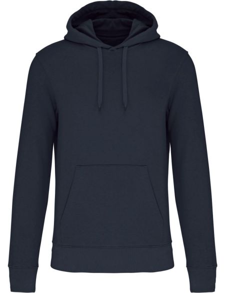 Ökologischer Herren-Kapuzenpullover Kariban K4027 Marineblau