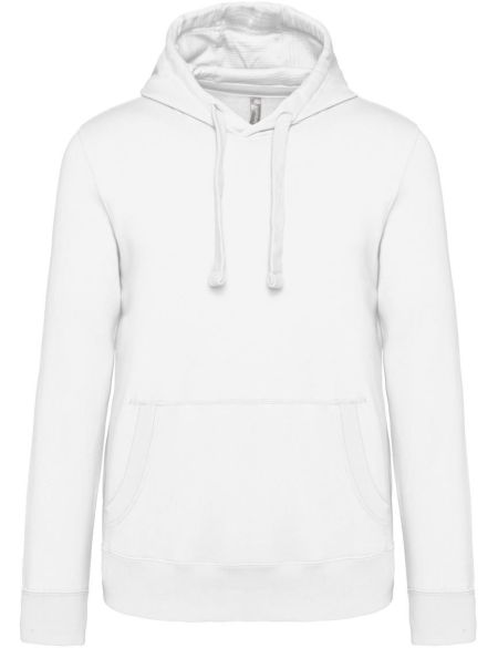 Kapuzenpullover Kariban K489 weiß