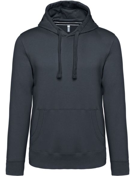 Hoodie mit Kapuze Kariban K489 dunkelgrau