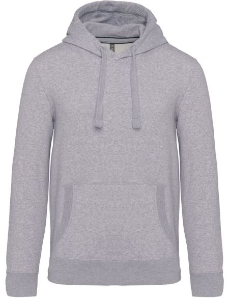 Kapuzenpullover Kariban K489 Oxford-Grau