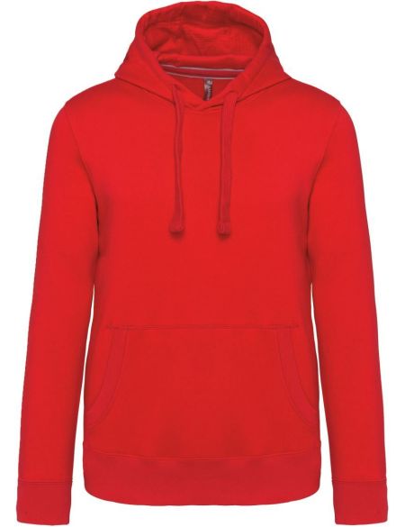 Kapuzenpullover Kariban K489 rot