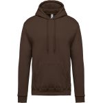 Herren-Kapuzenpullover Kariban K476 Schokolade