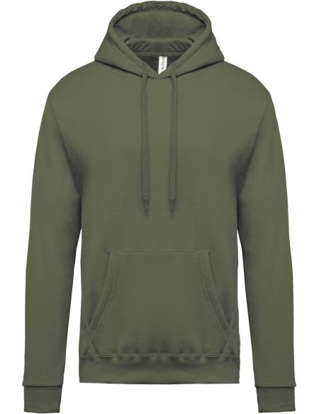 Herren-Kapuzenpullover Kariban K476 kaperngrün