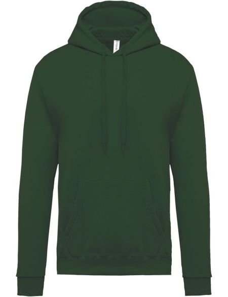 Herren-Kapuzenpullover Kariban K476 waldgrün