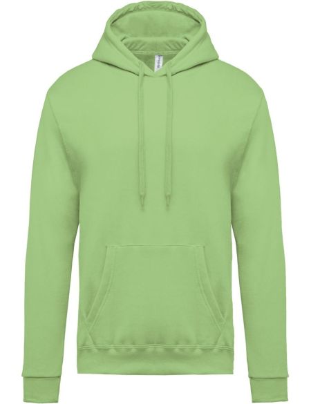 Herren-Kapuzenpullover Kariban K476 apfelgrün