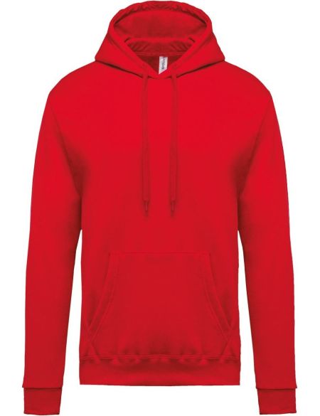 Herren-Kapuzenpullover Kariban K476 rot