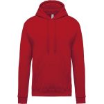 Herren-Kapuzenpullover Kariban K476 kirschrot