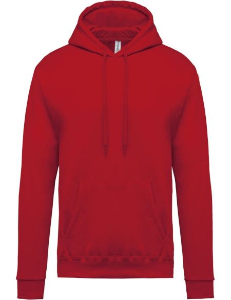 Herren-Kapuzenpullover Kariban K476 kirschrot