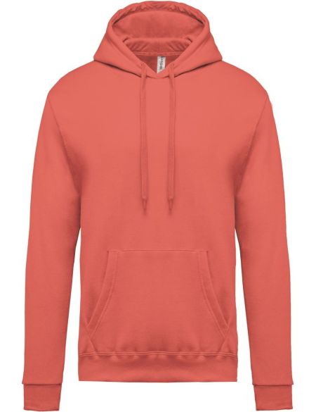 Kariban K476 True Coral Herren-Kapuzenpullover