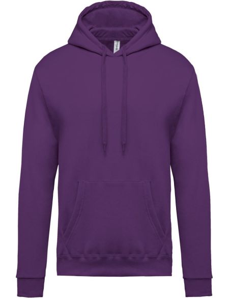 Kariban K476 lila Kapuzenpullover für Herren