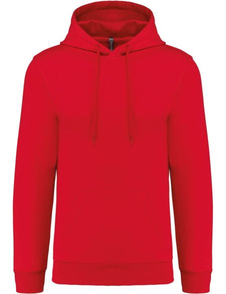 Herren-Sweatshirt mit Kapuze, hergestellt in Portugal, Kariban K4027, rot