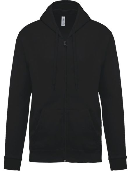 Kapuzenpullover Kariban K479 schwarz