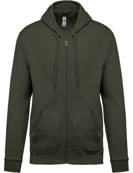 Kapuzenpullover Kariban K479 dunkelkhaki