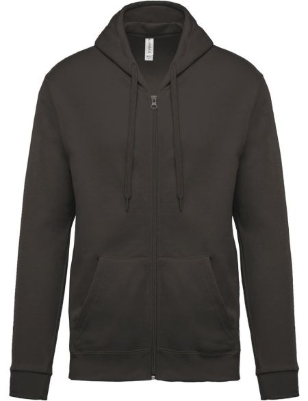 Hoodie mit Kapuze Kariban K479 dunkelgrau